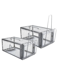 Trampas Humanas para Ardillas Gingbau 2 Unidades 26.7x14x11.4 cm