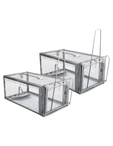 Trampas Humanas para Ardillas Gingbau 2 Unidades 26.7x14x11.4 cm