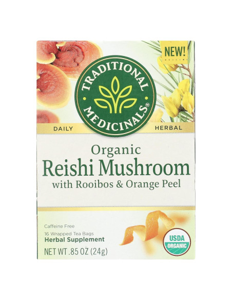 Té Orgánico de Hongo Reishi Medicinales Tradicionales 16 Cuentos