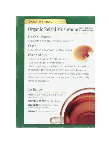 Té Orgánico de Hongo Reishi Medicinales Tradicionales 16 Cuentos