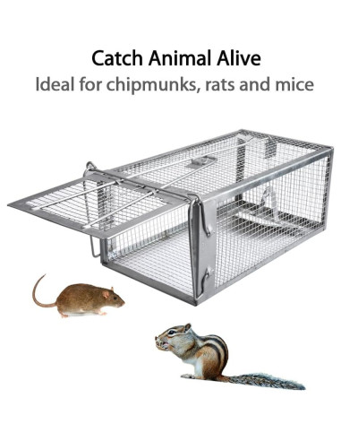 Trampas Humanas para Ardillas Gingbau 2 Unidades 26.7x14x11.4 cm