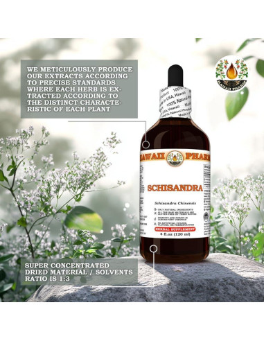 Tintura de Schisandra 59.15 ml Hawaii Pharm - Extracto Natural