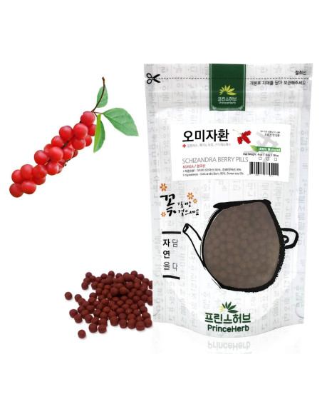 Píldoras Herbales Schizandra 100% Natural 226.8g Prince Herb