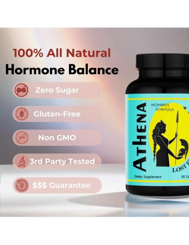 Fórmula Herbal Athena para Mujeres | Lost Empire Herbs | 90 Cápsulas