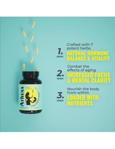 Fórmula Herbal Athena para Mujeres | Lost Empire Herbs | 90 Cápsulas