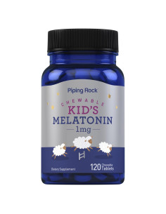 Melatonina Piping Rock para Niños 1mg 120 Tabletas Masticables
