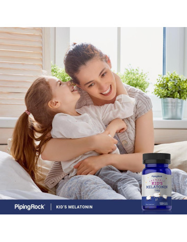 Melatonina Piping Rock para Niños 1mg 120 Tabletas Masticables