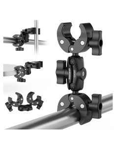 Abrazadera Doble NEEWER CA160 con Brazo Mágico 360