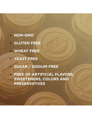 Solgar DLPA 500 mg - 100 Cápsulas Vegetales - Vegano, Sin Gluten