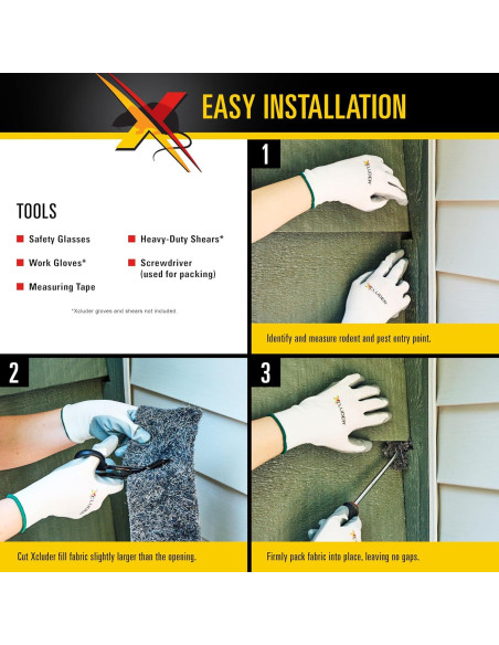 Tela de Relleno Xcluder para Control de Roedores 3.05 m