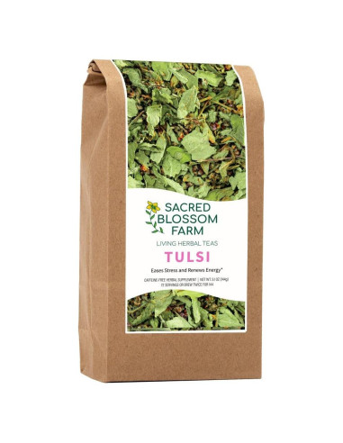 Té de Tulsi Orgánico 145 g - Sacred Blossom Farm - Albahaca Sagrada