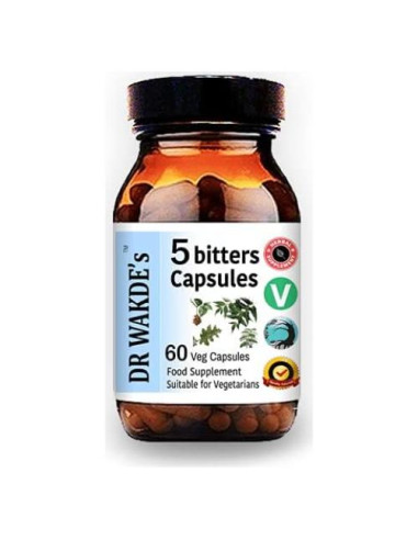 Cápsulas Amargas DR WAKDE 60 Veganas Desintoxicación Ayurveda