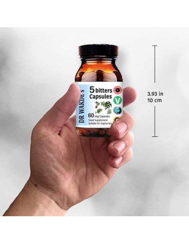 Cápsulas Amargas DR WAKDE 60 Veganas Desintoxicación Ayurveda