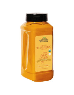 Cúrcuma Orgánica Molida HQOExpress 510 g - Certificada USDA