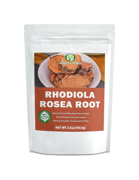 Raíz de Rhodiola Rosea Secada Natural para Té - 99.22 g