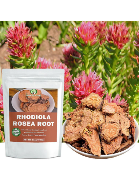 Raíz de Rhodiola Rosea Secada Natural para Té - 99.22 g