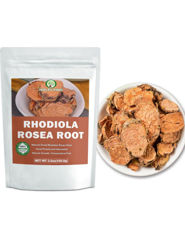 Raíz de Rhodiola Rosea Secada Natural para Té - 99.22 g