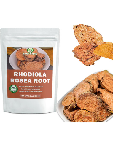 Raíz de Rhodiola Rosea Secada Natural para Té - 99.22 g