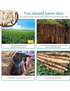 Ñame Seco Hee Creek 240g - Natural, Sin Aditivos, Ideal para Té y Sopa 2