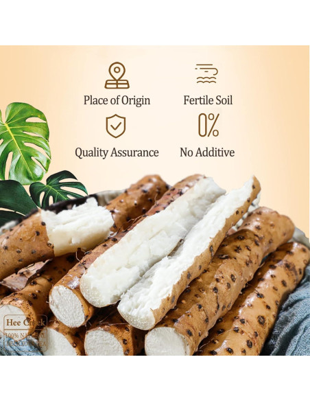 Ñame Seco Hee Creek 240g - Natural, Sin Aditivos, Ideal para Té y Sopa