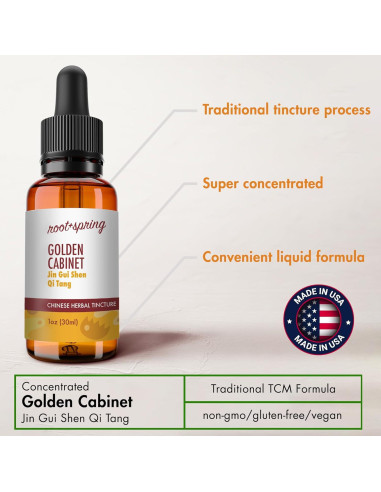 Gabinete Dorado Jin GUI Shen Qi Tang 30 ml - Suplemento Herbal