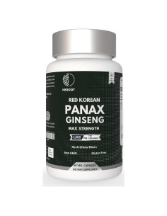 Cápsulas de Ginseng Panax Heroot 500 MG 60 Unidades
