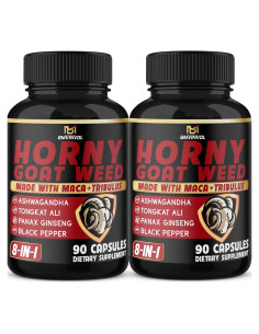 Cápsulas de Hierba de Cabra Apasionada BMVINVOL - 180 Unidades