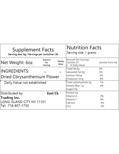 Flor de Crisantemo Seco Greenlike 170g - Té de Flor Diario