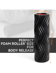 Rodillo de Espuma SUBCULTUREPICK 38.1x11.9cm para Masaje Muscular 2