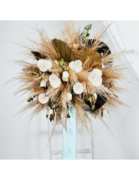 10 Piezas de Crisantemos Artificiales Amarillos Silllule 7cm