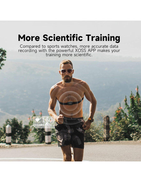 Monitor de Frecuencia Cardíaca XOSS X2 Bluetooth IP67