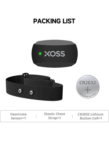 Monitor de Frecuencia Cardíaca XOSS X2 Bluetooth IP67