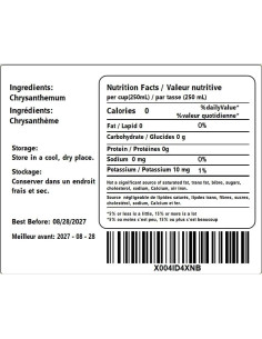 Té Herbal Seco Natural de Crisantemo Amarillo Kunming 80g 2