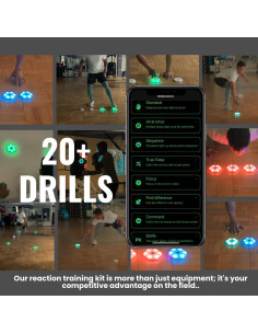 Kit de Entrenamiento de Luces de Reacción Applied Vision - 8 Pods 2