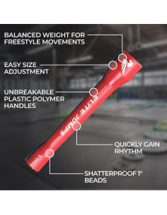 Cuerda de Salto Elite Jumps Beads Core 3.05 m para Fitness 2