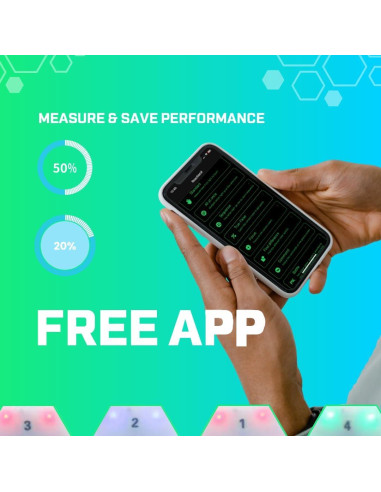 Kit de Entrenamiento de Luces de Reacción Applied Vision - 8 Pods