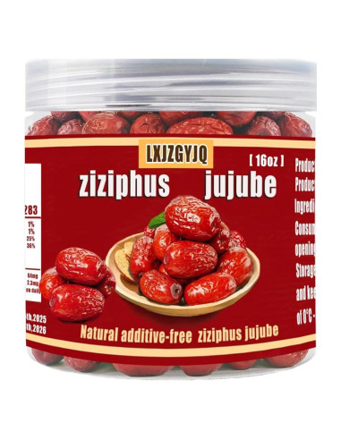 Dátiles Jujube Rojos Sin Azúcar Añadido 250g - Superalimento
