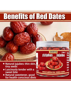 Dátiles Jujube Rojos Sin Azúcar Añadido 250g - Superalimento 2