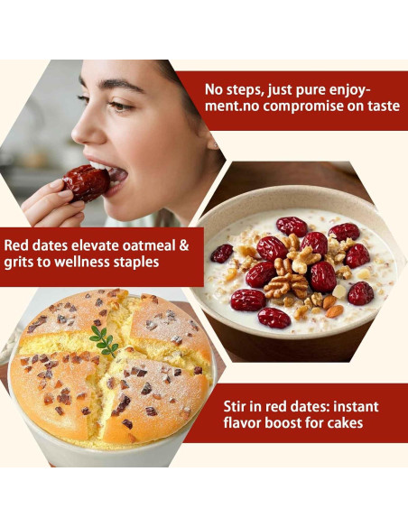 Dátiles Jujube Rojos Sin Azúcar Añadido 250g - Superalimento