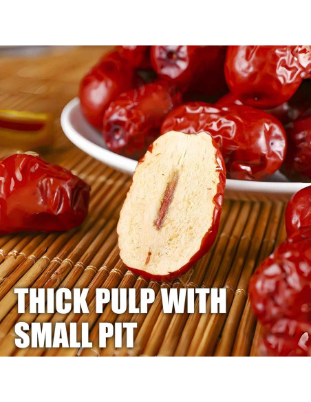 Dátiles Jujube Rojos Sin Azúcar Añadido 250g - Superalimento