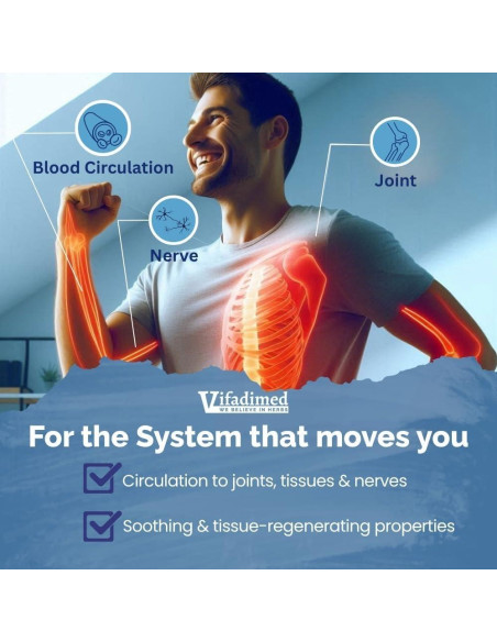 Suplemento Herbal Vifadimed para Articulaciones y Circulación 90 Cápsulas