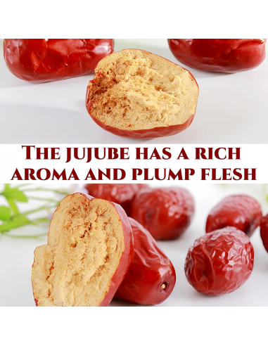 Dátiles Rojos Jujube Premium GXXDMZAQ 500g - Fruta Seca Dulce