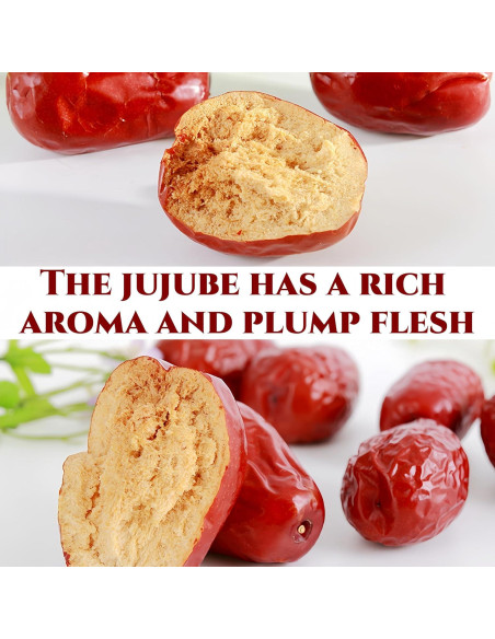 Dátiles Rojos Jujube Premium GXXDMZAQ 500g - Fruta Seca Dulce