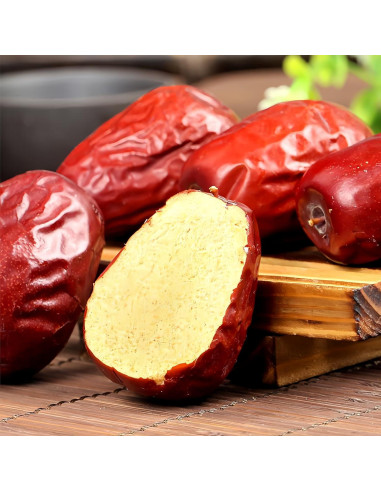 Dátiles Rojos Jujube Premium GXXDMZAQ 500g - Fruta Seca Dulce