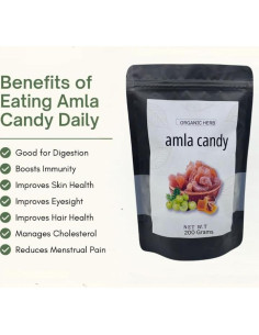 Caramelo Orgánico de Amla VASU 220g - Grosella India Natural 2