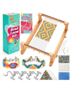 Kit de telar de cuentas ajustable PP OPOUNT 512 PCS