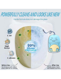 Limpiador de Inodoro Dinosaurio Krazy Clean Pro 335g Aroma Marino 2