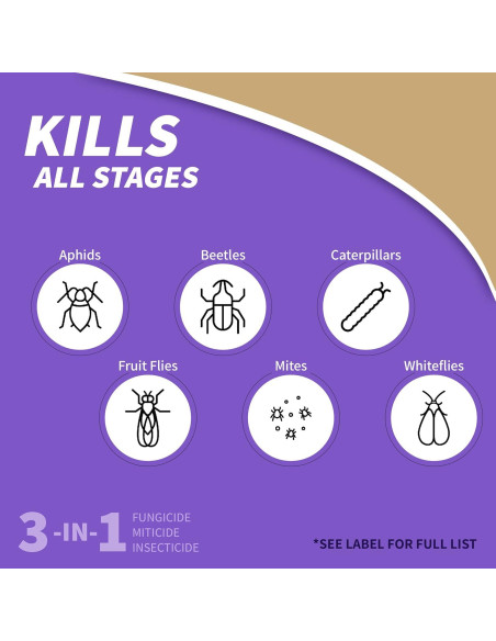 Aceite de Neem Bonide 946 ml - Insecticida y Fungicida Orgánico