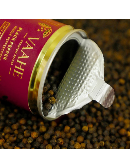 Pimienta Negra Entera VAAHE 70g - Origen Kerala, 100% Pura
