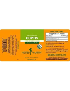 Extracto Líquido de Coptis Herb Pharm 113.4 ml Digestivo 2